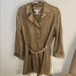 Spiegel Gold Trench Coat Timeless Design